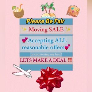 MOVING SALE SOON PLEASE BUY WHAT YOU CAN/ AND & Plz NO LOBALLING-NEED $ TO MOVE